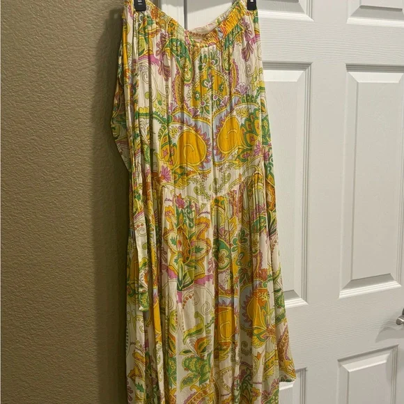 Haute Hippie Colorful Floral Pattern wrapped Skirt size M - Picture 5 of 5